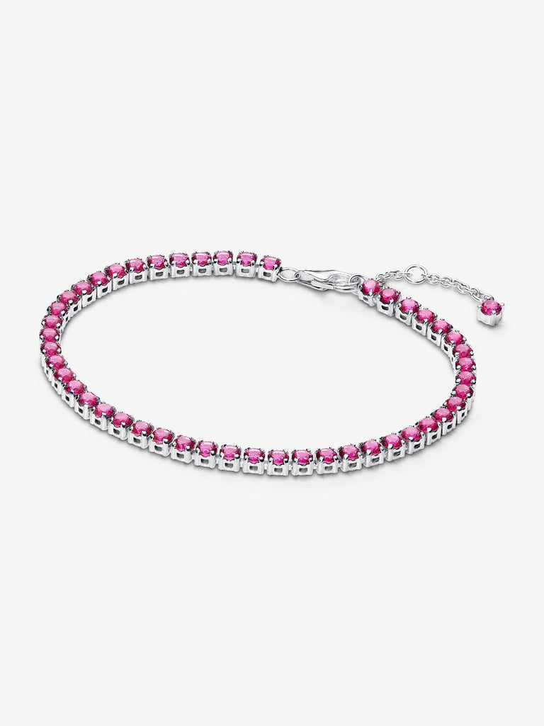 Pandora Bracciale Tennis con piettre Rosa Scuro