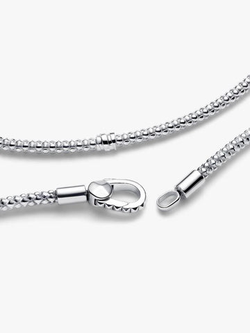 Pandora Bracciale Maglia Geometrica con Chiusura a Moschettone