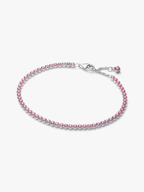 Pandora Bracciale Tennis con Pietre Rosa Piccole