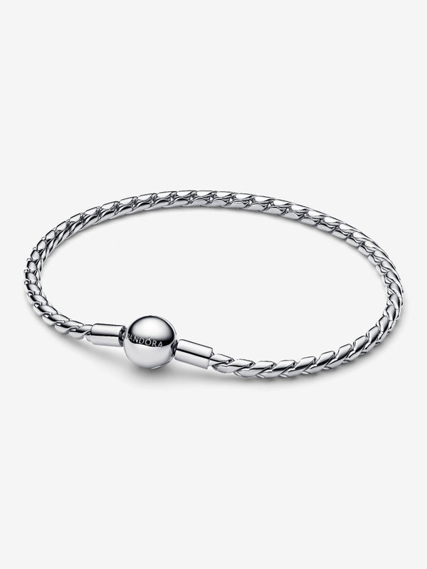 Pandora Bracciale Maglia Spiga con Chiusura a Sfera