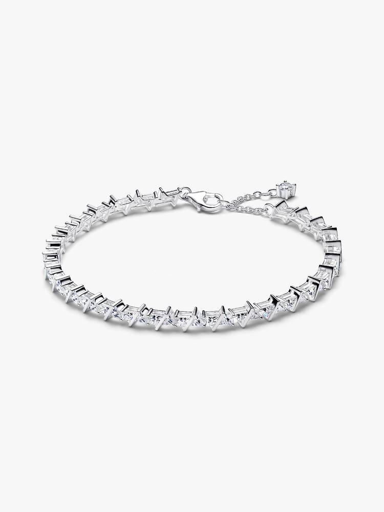 Pandora Bracciale Tennis con pietre triangolari