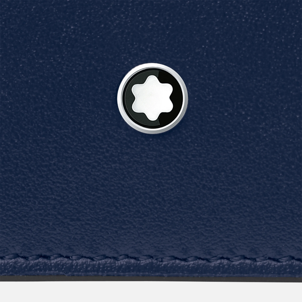 Montblanc - Portafoglio Compatto 6 Scomparti Meisterstück Blu