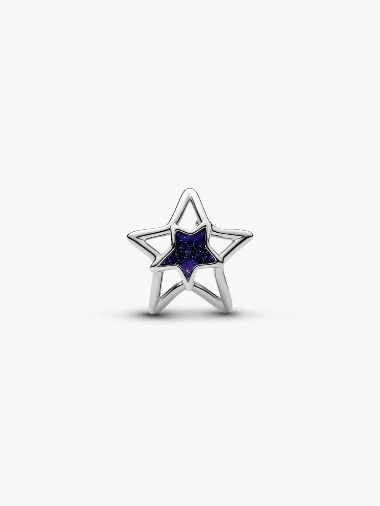 Pandora Charm Openwork Stella con finitura in platino