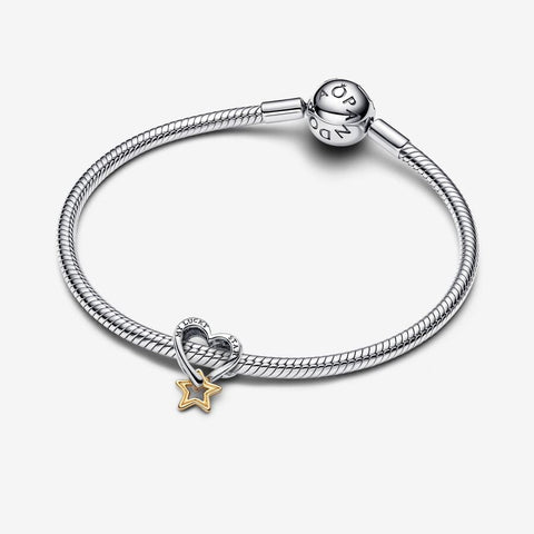 Pandora Charm Openwork Cuore e Stella 