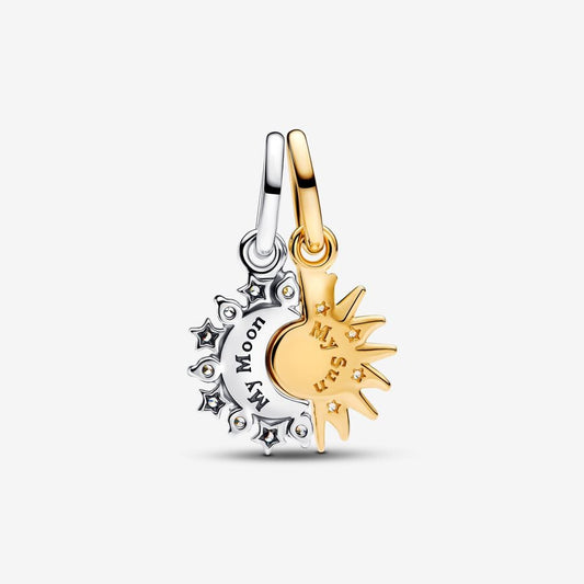 Pandora Charm Pendente Sole e Luna Divisibile