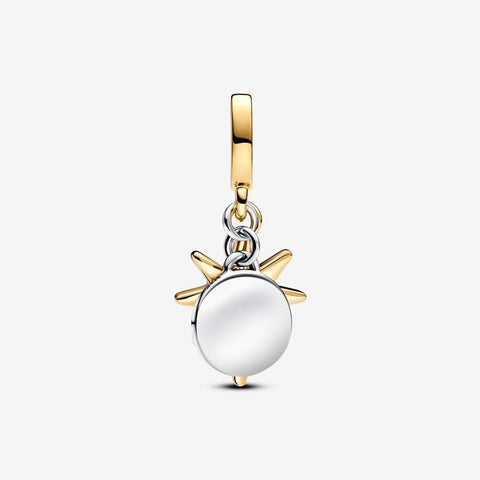 Pandora Charm Pendente Stella Polare da incidere con diamante creato in laboratorio