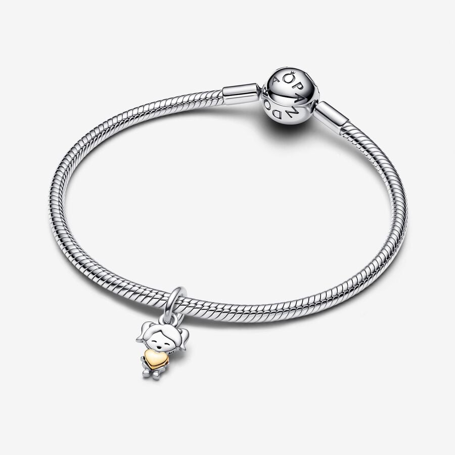 Pandora Charm Pendente Bimba Felice
