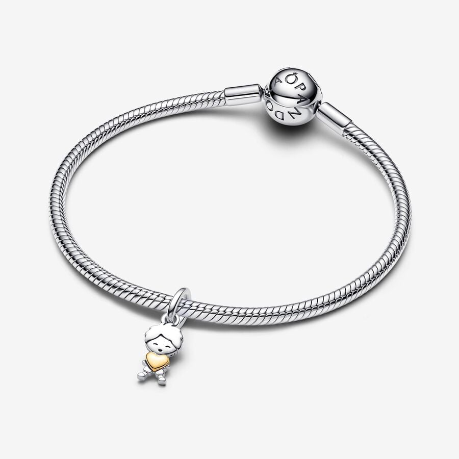 Pandora Charm Pendente Bimbo Felice