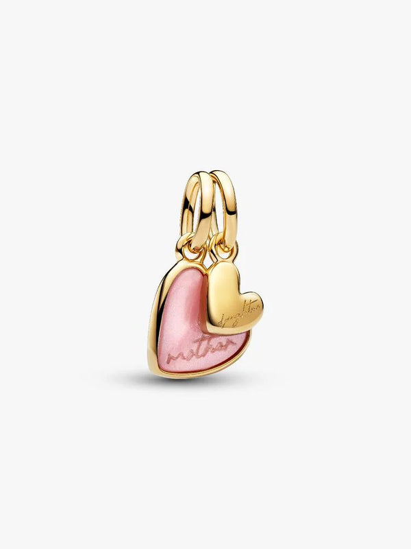 Pandora Charm Pendente Unione di Cuori Mamma e Figlia divisibile