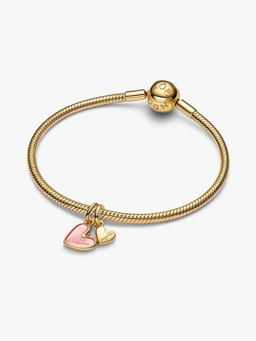 Pandora Charm Pendente Unione di Cuori Mamma e Figlia divisibile