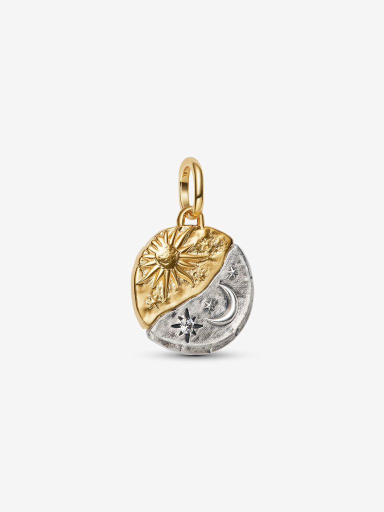 Pandora Charm Medallion Sole e Luna 