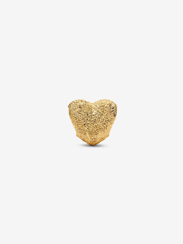 Pandora Mini Charm Cuore effetto diamantato