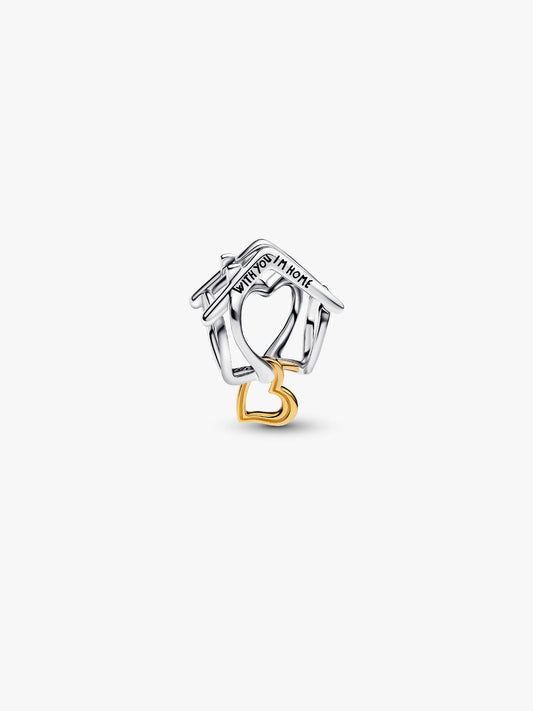 Pandora Charm Openwork Casa "With You I'm Home"