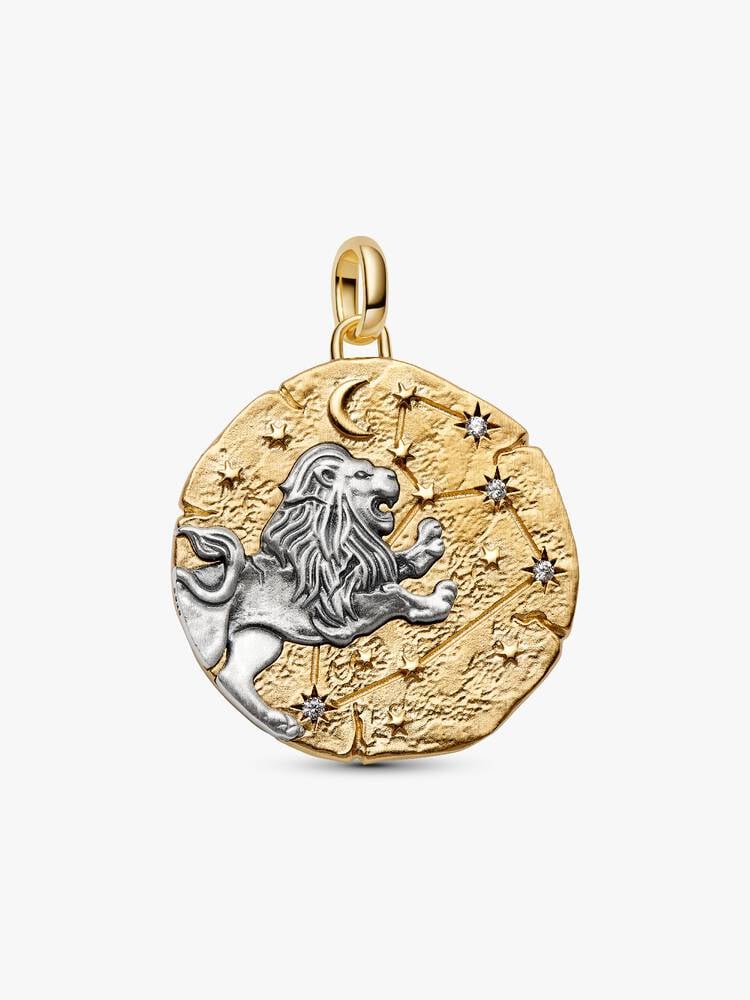 Pandora Charm Medallion XL Leone "Luceat Lux Tua"