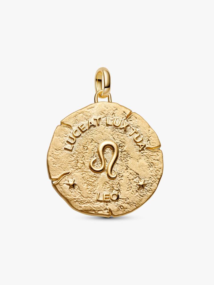 Pandora Charm Medallion XL Leone "Luceat Lux Tua"
