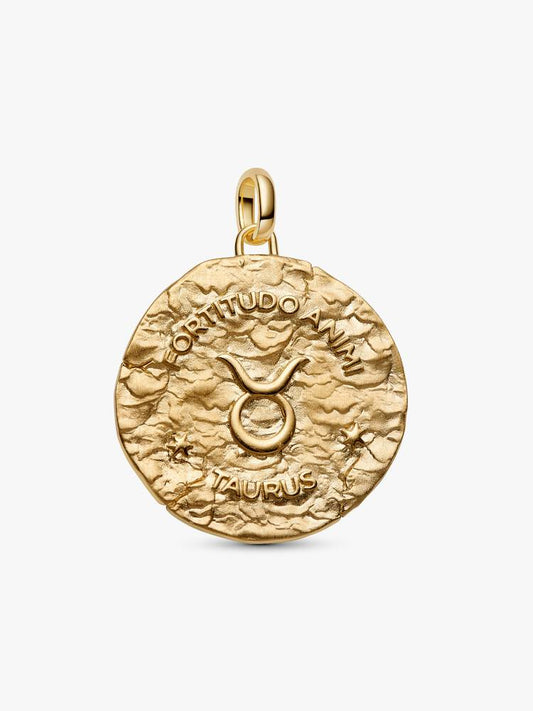 Pandora Charm Medallion XL Toro "Fortitudo Animi"