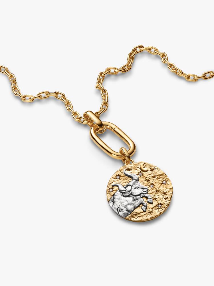 Pandora Charm Medallion XL Toro "Fortitudo Animi"