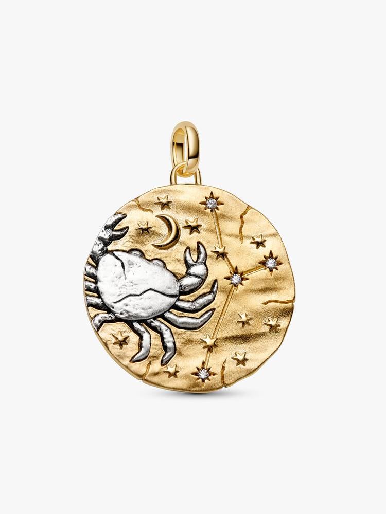 Pandora Charm Medallion XL Cancro "Intuitio Animi"