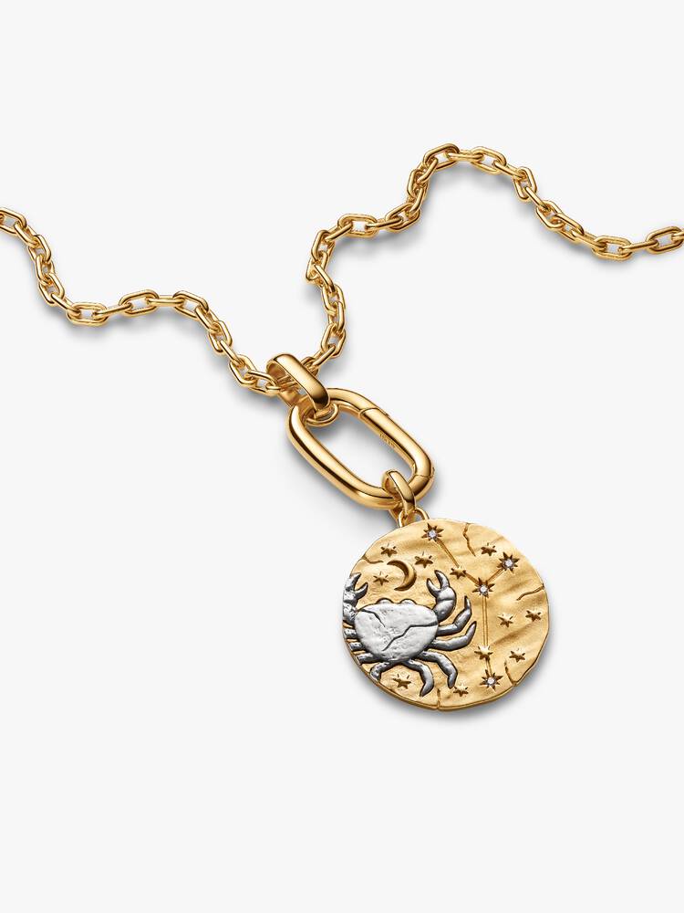 Pandora Charm Medallion XL Cancro "Intuitio Animi"