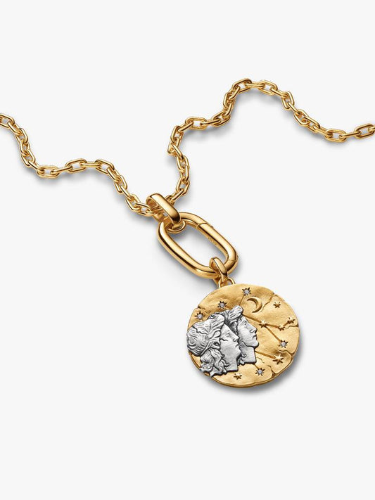 Pandora Charm Medallion XL Gemelli "Sapere Aude"