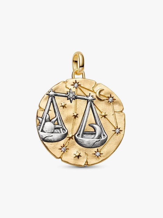 Pandora Charm Medallion XL Bilancia "Aequilibrium Animae"