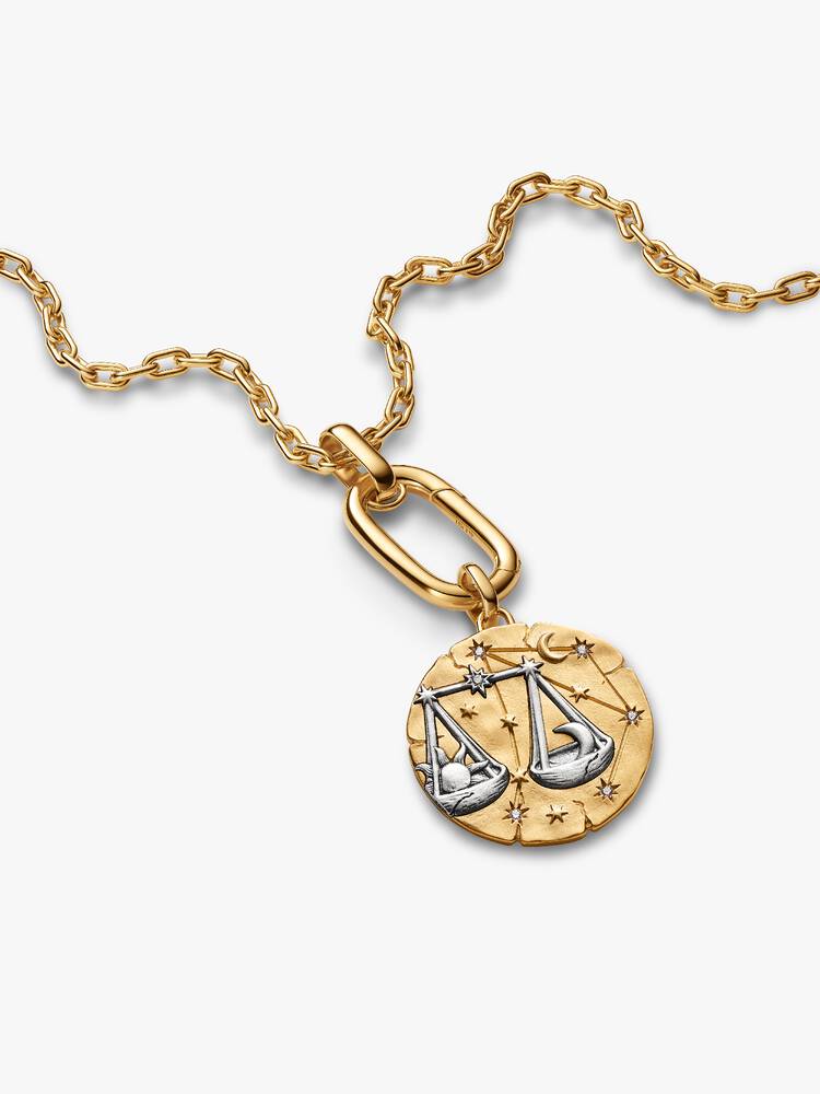 Pandora Charm Medallion XL Bilancia "Aequilibrium Animae"