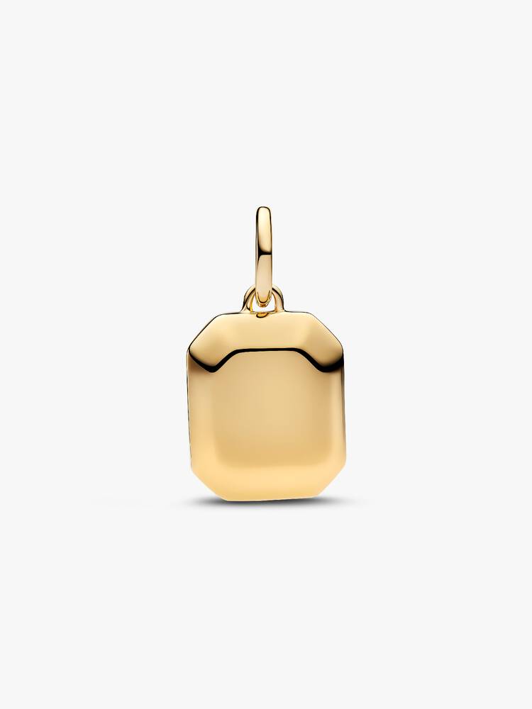 Pandora Charm Pendente Pietra Esagonale Blu