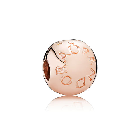 Pandora Clip Rosa Con Logo