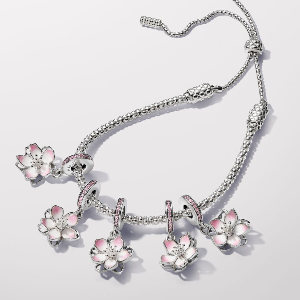 Pandora Charm Pendente Fiore di Ciliegio