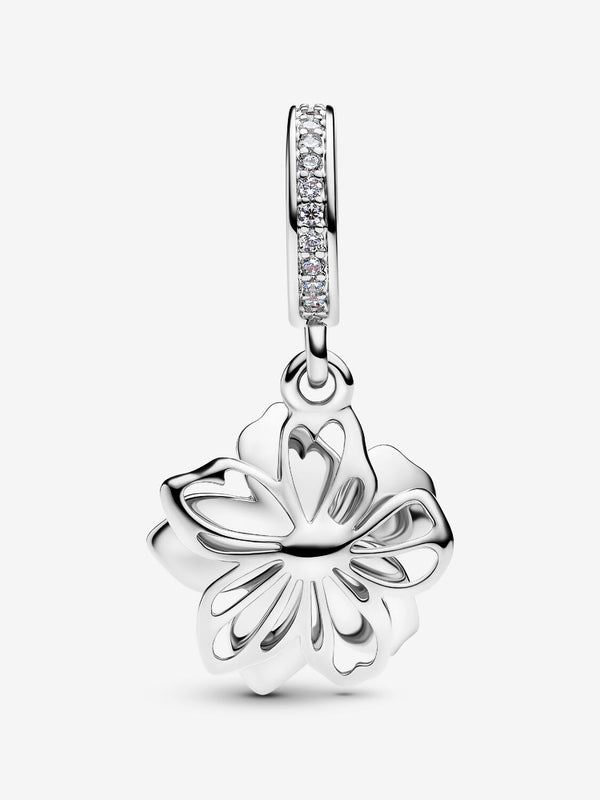 Pandora Charm Pendente Fiore di ciliegio blu