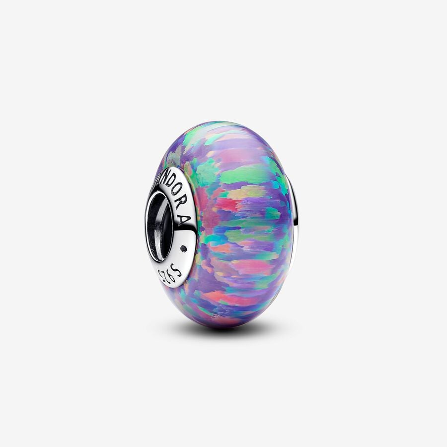 Pandora Charm Opale Glitter Viola