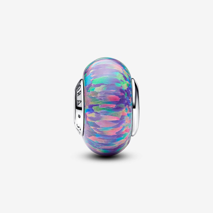 Pandora Charm Opale Glitter Viola