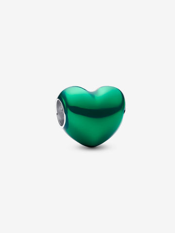 Pandora Charm Cuore Metallico Verde