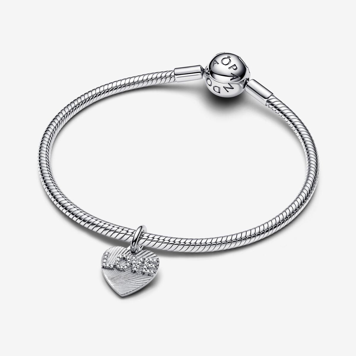 Pandora Charm Pendente Cuore "Love" da incidere