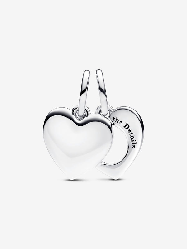 Pandora Charm Pendente Cuore con Lente di Ingrandimento da incidere