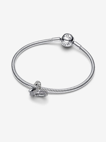 Pandora Charm Cuore Nodo Infinito e Pavè