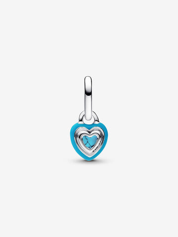 Pandora Charm Mini Pendente Turqoise Chakra Heart