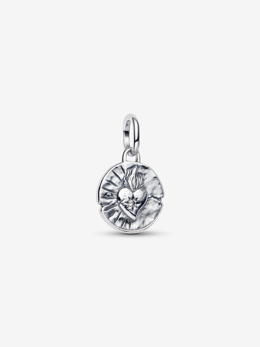 Pandora Charm Medallion Cuore Sacro "Amor Vincit Omnia"