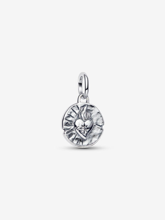 Pandora Charm Medallion Cuore Sacro "Amor Vincit Omnia"