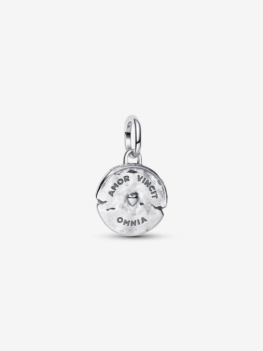 Pandora Charm Medallion Cuore Sacro "Amor Vincit Omnia"