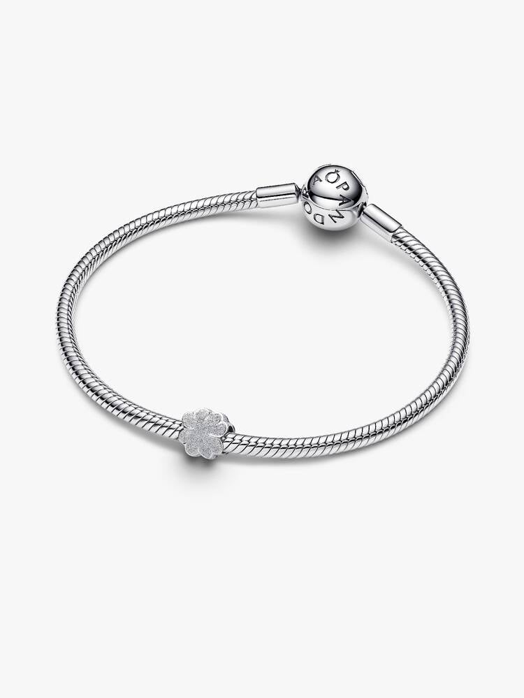 Pandora Mini Charm Quadrifoglio effetto diamantato
