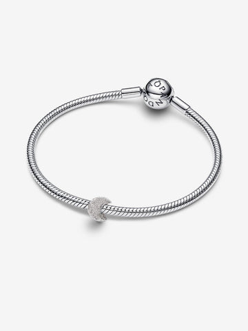 Pandora Mini Charm Luna effetto diamantato
