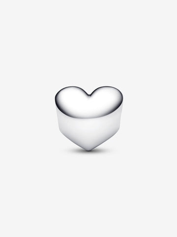 Pandora Charm Cuore con Pietra Blu Settembre da Incidere