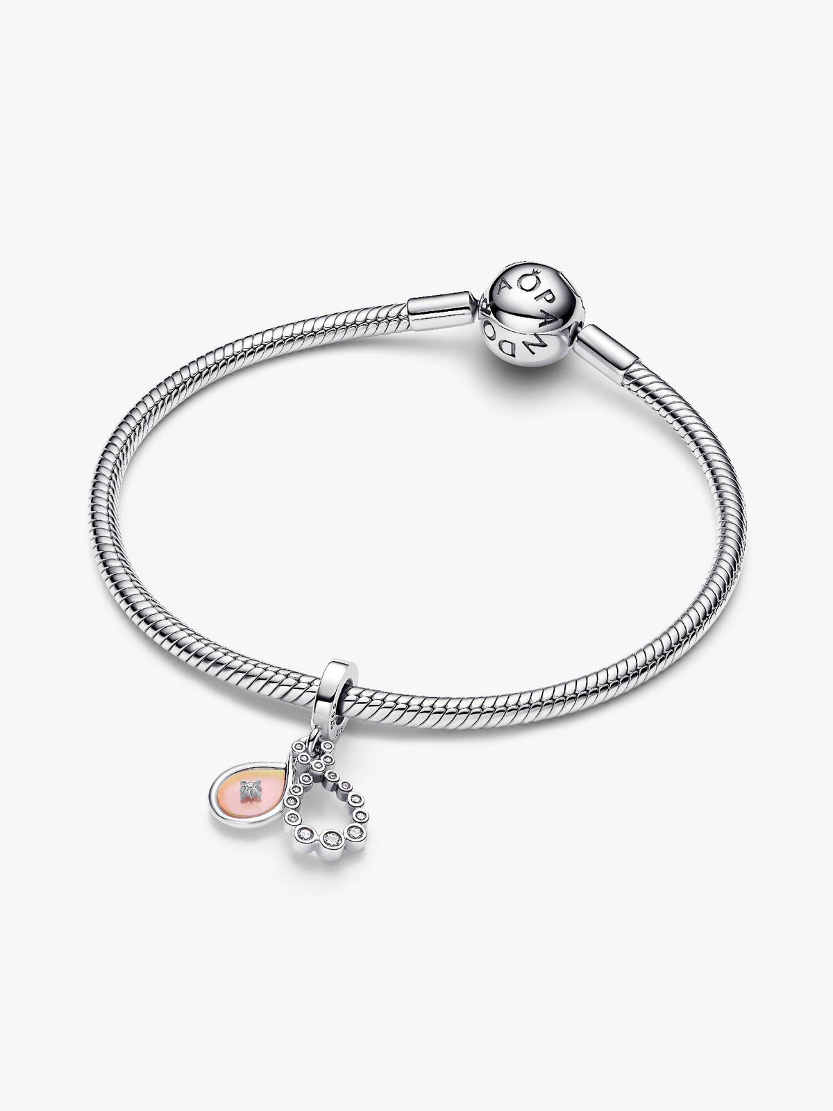 Pandora Charm Pendente Doppio Infinito Opalescente
