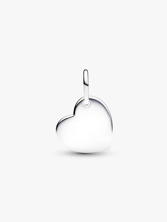 Pandora Charm Pendente Cuore con Pietra Rossa Scuro Gennaio