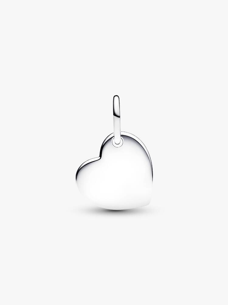 Pandora Charm Pendente Cuore con Pietra Rosa Scuro Ottobre
