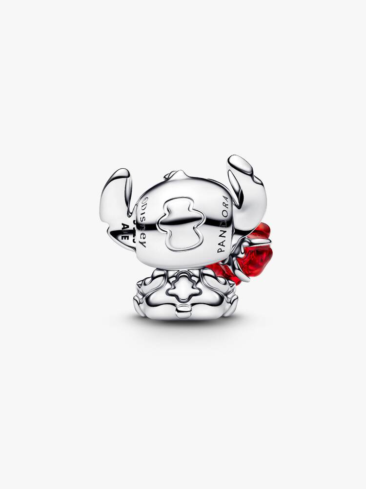 Pandora  Charm Disney, Lilo & Stitch, Stitch con la rosa