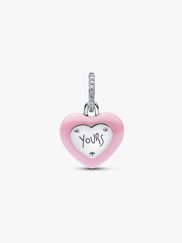 Pandora Charm Pendente Lucchetto Cuore Rosa 