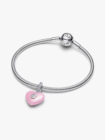 Pandora Charm Pendente Lucchetto Cuore Rosa 