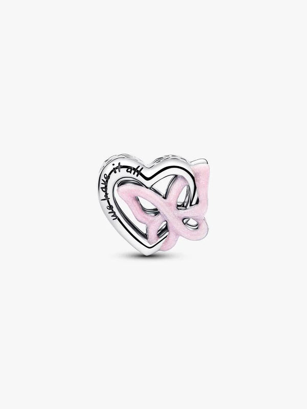 Pandora  Charm Openwork Cuore e Farfalla